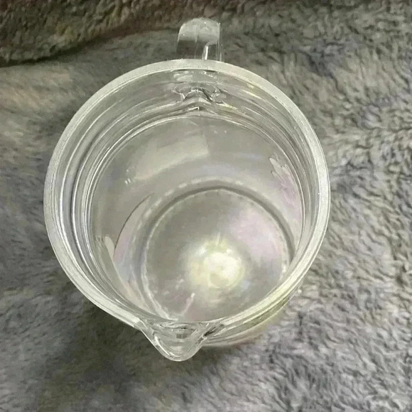 Vintage 80s Fruit Pattern Frosted Glass Pitcher Dartington France - Picture 6 of 16